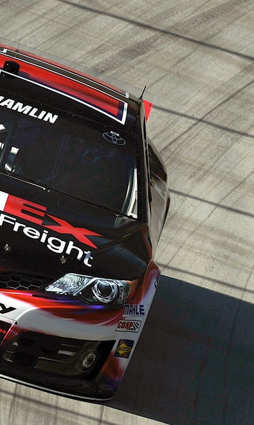 Concrete conqueror: Denny Hamlin rockets to pole at Bristol